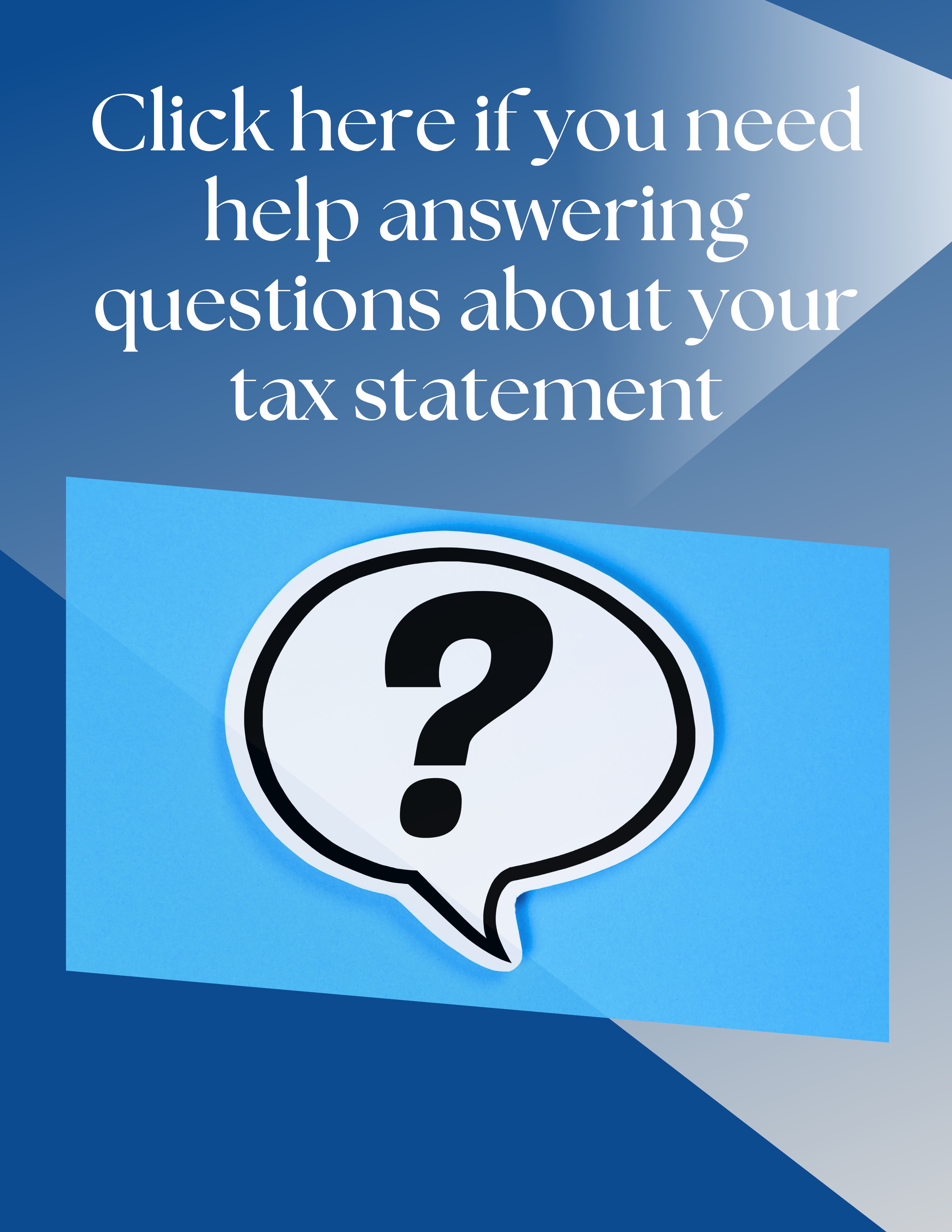 Tax Statements were sent out Nov. 20, 2025 - News Image